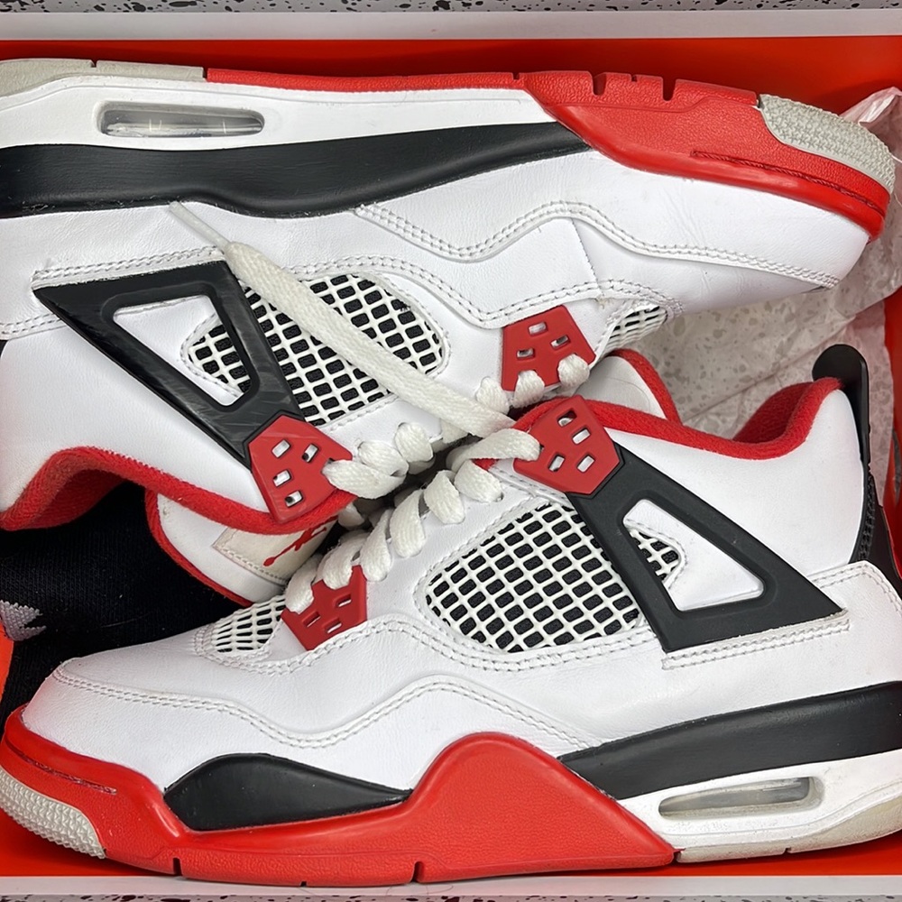 Fire Red 4’s - Picture 2 of 4